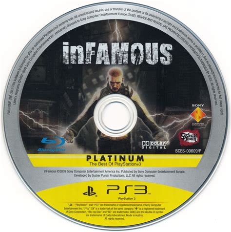 Image result for Infamous PS3 Cover