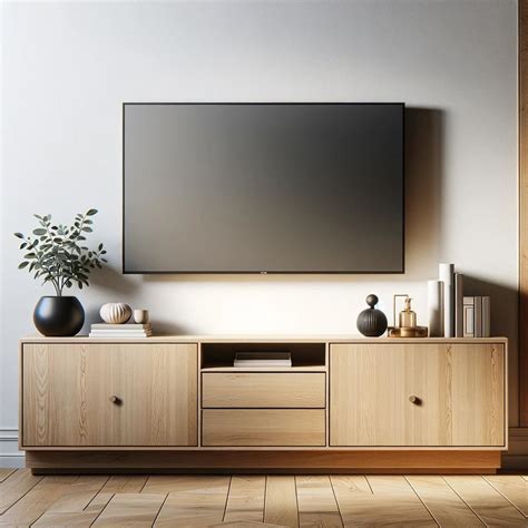 Sleek Scandinavian Living Room with Minimalist TV Stand Design