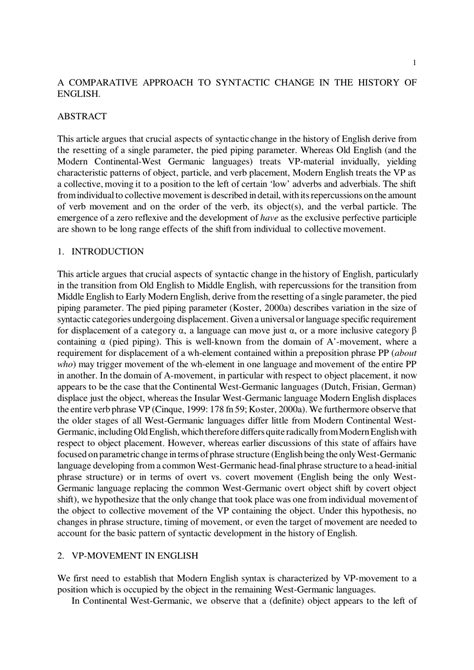 Examples of Syntactic Change 的图像结果