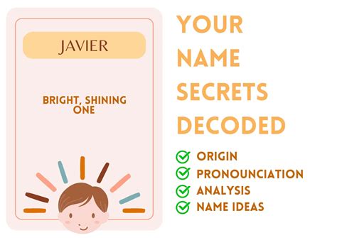 Javier - Catholic Boy Name Meaning and Pronunciation
