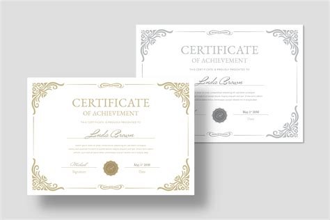 Certificate Template [PSD, INDD, AI, EPS] - BrandPacks