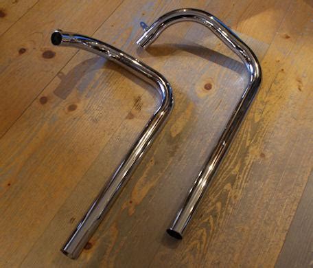 BSA Blue Star Exhaust Pipes 1 3/4" /Pair | BRITISH Only Austria ...
