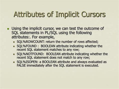 Image result for Implicit and Explicit Cursor in SQL