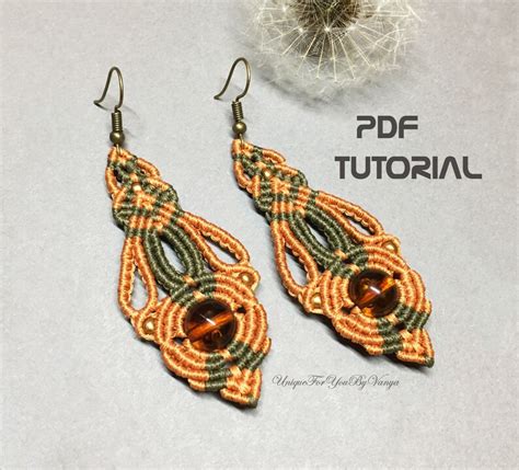 Image result for Micro Macrame Earring Tutorial
