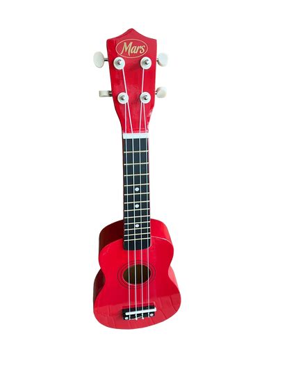 Mars Soprano Ukulele Red 4 String - Beginner Uke | Symphonymuzik