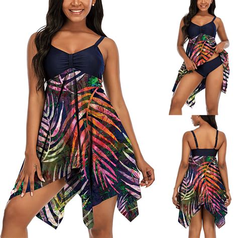 China Wholesale Beach Women Tall Sizes Swimsuits One Piece Swim Dresses ...