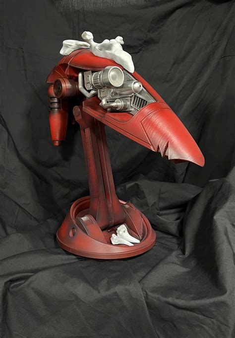 Battle Droid Head Fan Art 3D (mr.bones) Finished With Stand - Etsy