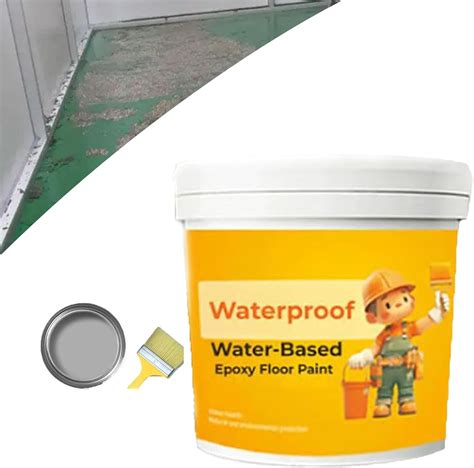 Waterproof Water-Based Epoxy Floor Paint, Quick-Dry Anti-Slip Water ...