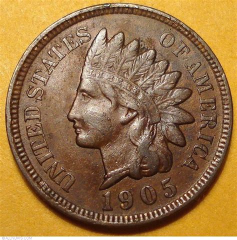 Indian Head Cent 1905, Cent, Indian Head (1859-1909) - United States of ...