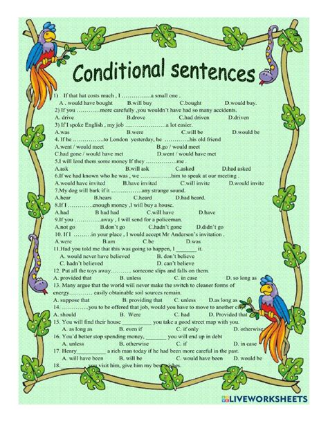 Image result for Conditional Sentences PDF