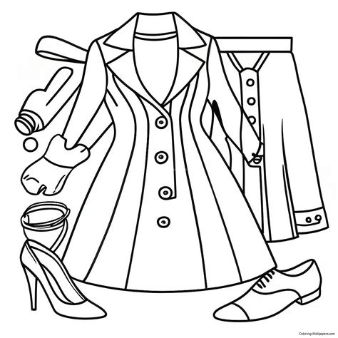 Clothing Coloring Page (1610-1275)