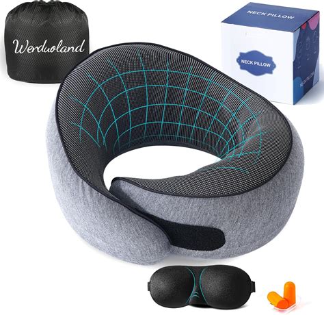 Amazon.com: FlyHugz® Neck Travel Pillow | Memory Foam Neck Pillow for ...