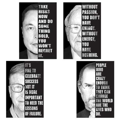 Chaka Chaundh Set of 4 shareable motivational Posters for room ...