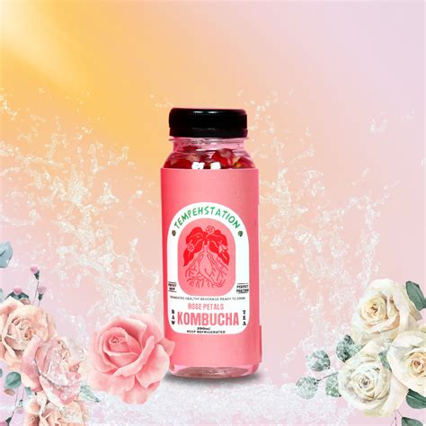 Buy Rose Petals Kombucha Online in India | 200ml – TEMPEHCHENNAI