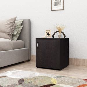Crystal Furnitech Engineered Wood Bedside Table Price in India - Buy ...