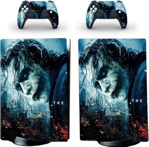 Skinny PS5 Skin The Joker Dark Night for PlayStation 5 Disc Edition 1x ...