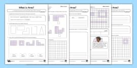 Calculate the Area Worksheets | Grades 4-6 Maths Resource