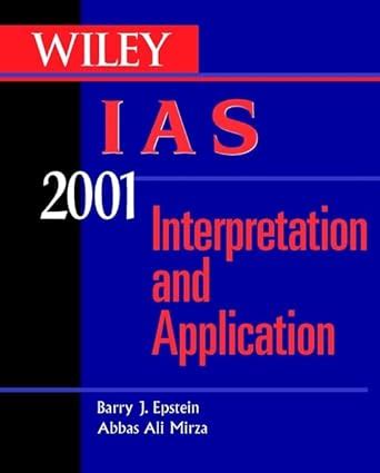 Buy Wiley IAS 2001 for Windows®: Interpretation and Application of ...
