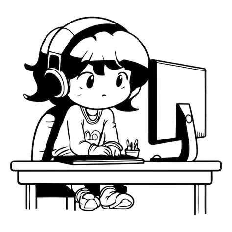 Image result for Play Computer Games Cartoon