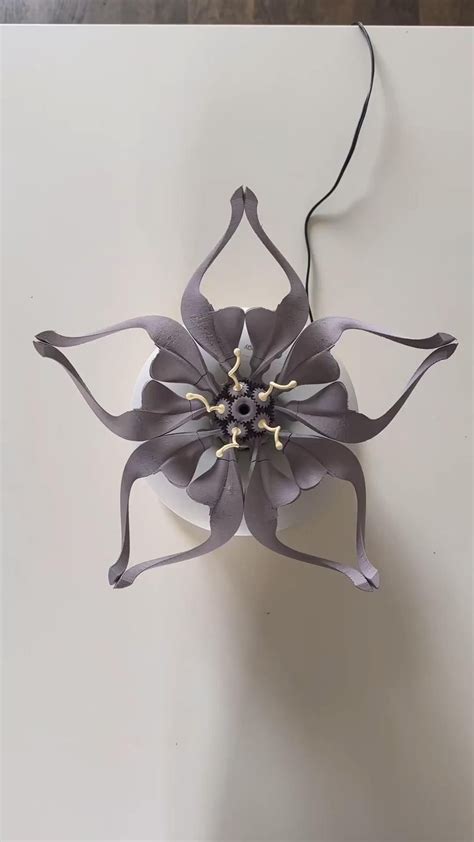 3D printed flower with a kaleidoscopic design by #williamdarrell ...