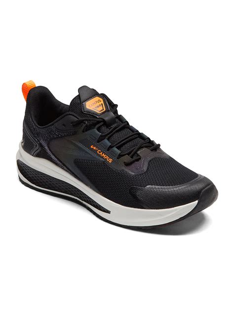 BEAD Black Men's Running Shoes – Campus Shoes