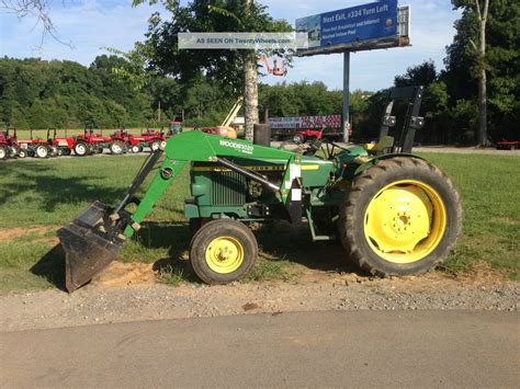 John Deere 2130 With Skid Steer Front End Loader