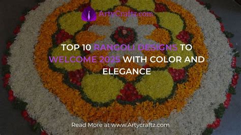 Top 10 Rangoli Designs to Welcome 2026 with Color and Elegance – ArtyCraftz