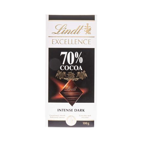 Lindt Excellence 70 % Cocoa Dark Chocolate 100 g Online at Best Price ...