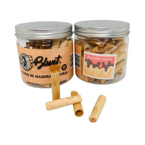 BOQUILLA BAMBU RUSSIAN CREME BLUNT REY - CandyClub SRL