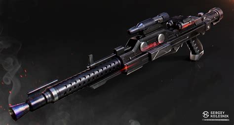 ArtStation - DLA-13 Heavy Blaster Rifle
