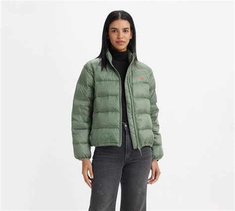 Packable Down Puffer Jacket - Green | Levi's® US
