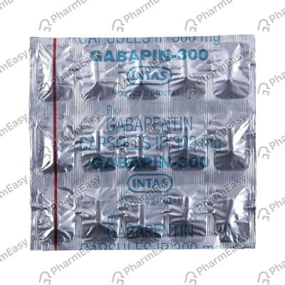 Gabapin 300 MG Capsule (10): Uses, Side Effects, Price & Dosage | PharmEasy