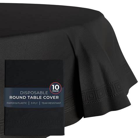 Amazon.com: HOUZZKINGZ USA Paper Tablecloths for Round Tables | 82 ...