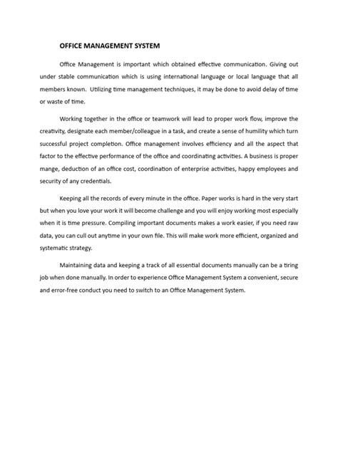 Image result for Office Management Notes PDF