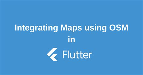OpenStreetMap in Flutter 的图像结果