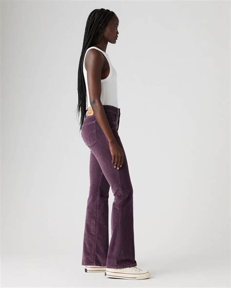 726 High Rise Flare Corduroy Women's Jeans - Purple | Levi's® US