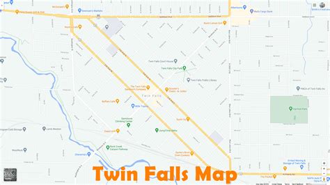 Twin Falls, Idaho Map
