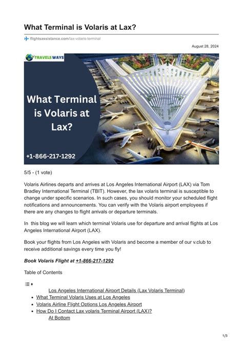 PPT - Volaris Airline Terminal Lax PowerPoint Presentation, free ...