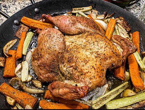 Delicious Roast Chicken with Assorted Vegetables | Simple Living Eating ...