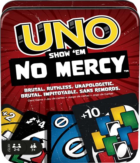 Buy Mattel Games UNO Show ‘em No Mercy Card Game in Storage & Travel ...