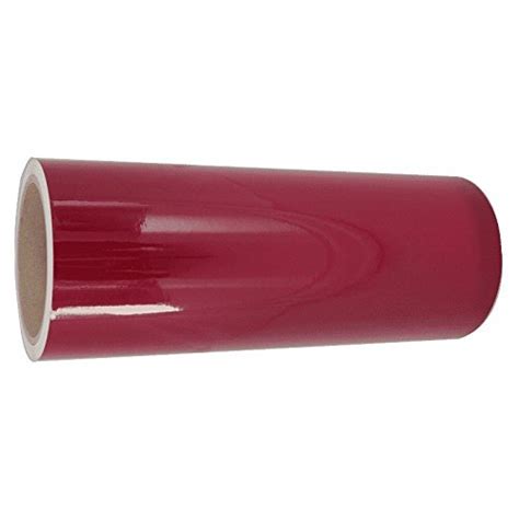 12" x 10 Ft Roll of Glossy Merlot Permanent Adhesive-Backed Vinyl for ...