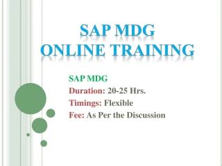 Image result for Master Data SAP Presentation