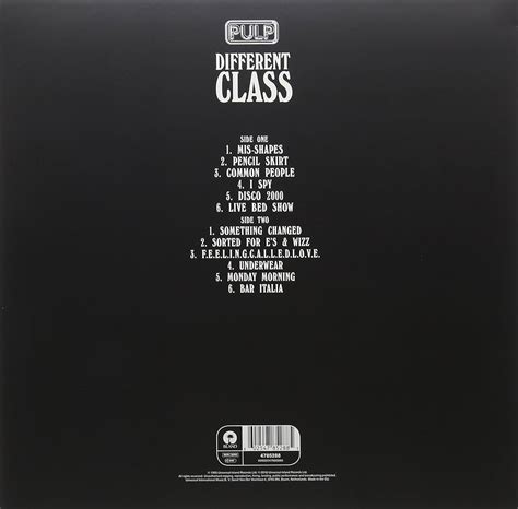 Image result for Pulp Different Class Album Cover