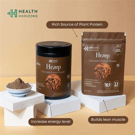 Health Horizons Hemp Protein Powder - Chocolate Flavour