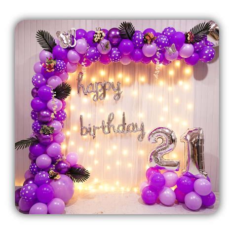 Arrange Regal Birthday Party With Osmium Birthday Decoration