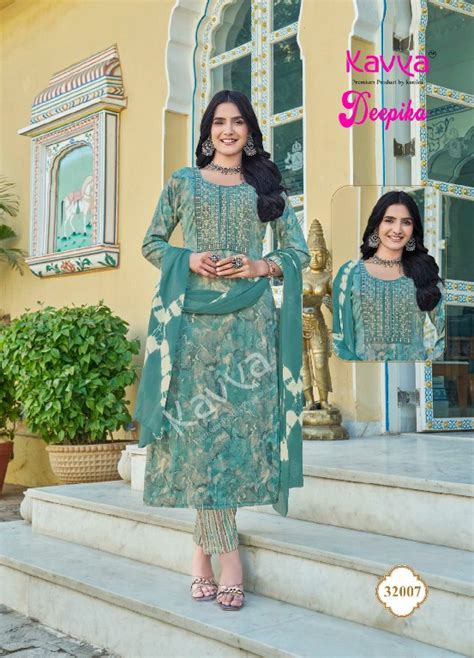 deepika vol 32 by kavya embroidery capsule fullstitch plus size suits ...