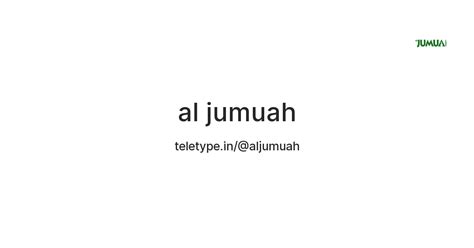 al jumuah — Teletype
