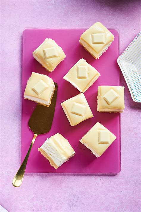 White Chocolate Cheesecake Bars
