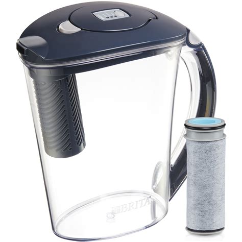 Brita Large 10 Cup Stream Filter as You Pour Water Pitcher with 1 ...