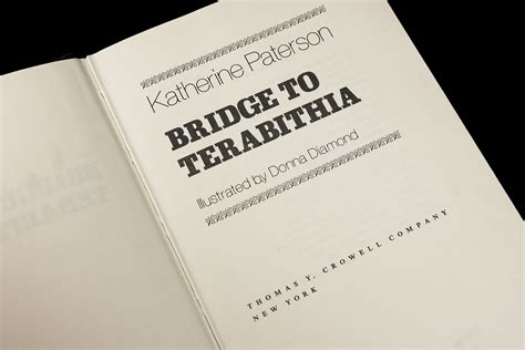 Young Adult Hardcover Book, Bridge to Terabithia, Katherine Paterson ...